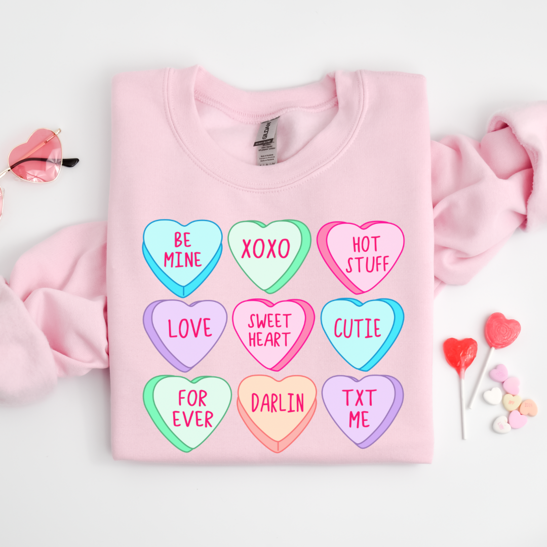 ON SALE - Show Some Love Heart sweatshirt (Discount shown in cart)