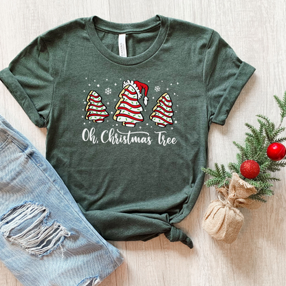 Kringle Krate Christmas Store “Oh Christmas Tree” Cake T-shirt