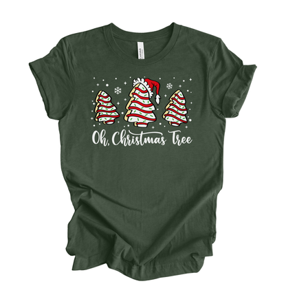 Kringle Krate Christmas Store “Oh Christmas Tree” Cake T-shirt