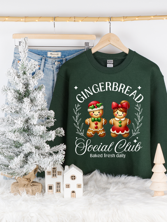 Gingerbread Social Club Crewneck Sweatshirt