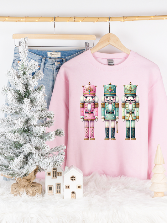 Pastel Nutcracker Crewneck Sweatshirt