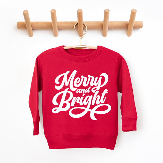 Merry & Bright Toddler Crewneck Sweatshirt