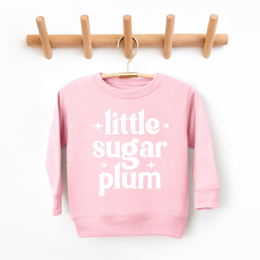 Little Sugar Plum Toddler Crewneck Sweatshirt