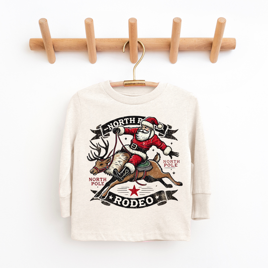 Kringle Krate Christmas Store North Pole Rodeo Boys Long-Sleeve Shirt