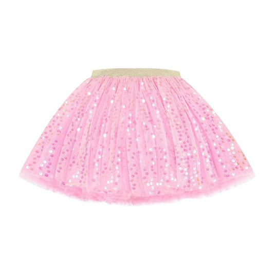 Kringle Krate Christmas Store Pink Sequin Tutu Skirt for Girls